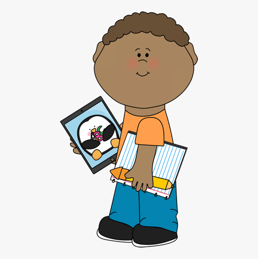 Free Png School Kids Clip Art Png Png Image With Transparent - Boy Holding Books Clipart, Transparent Clipart