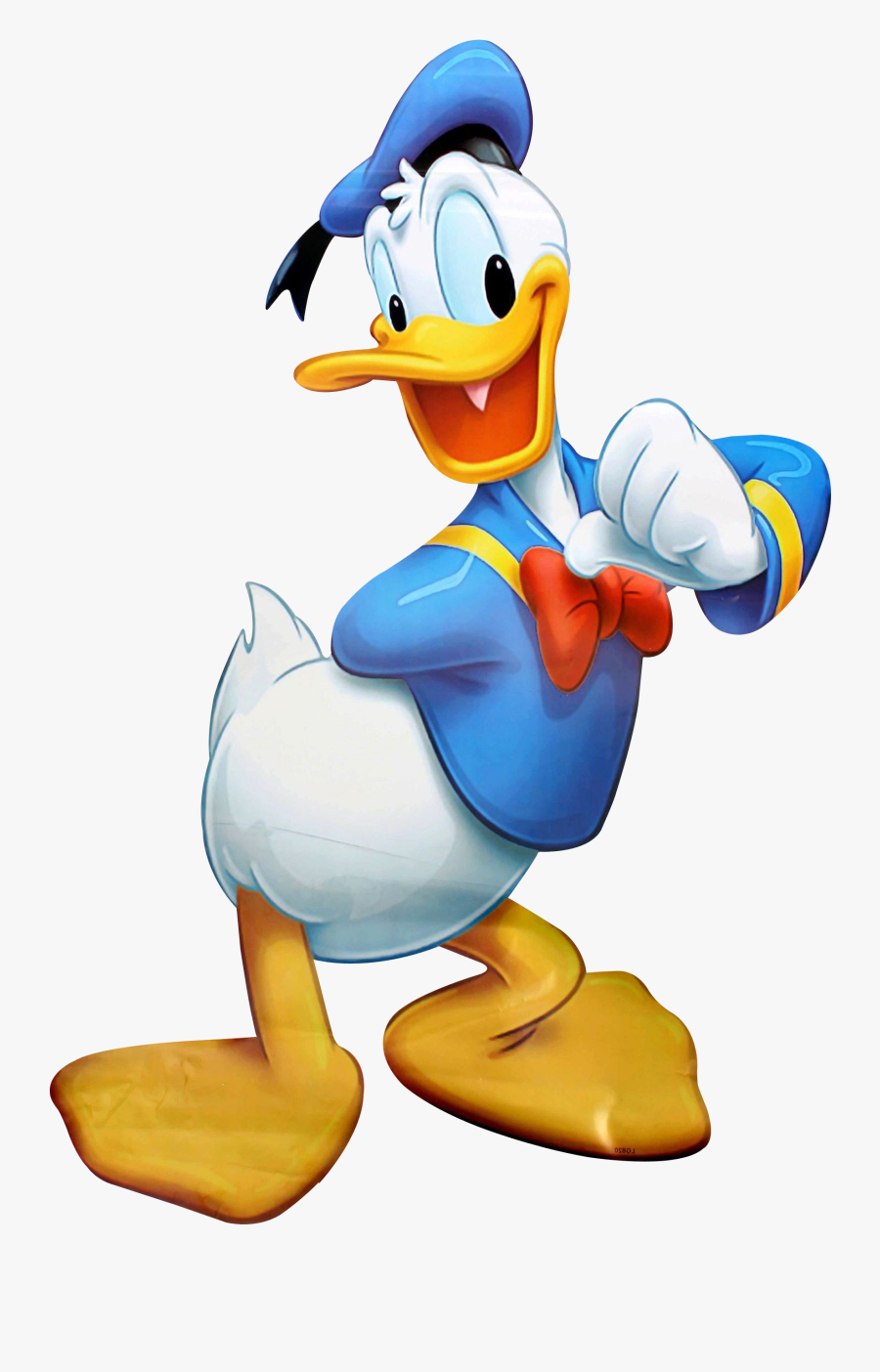 Donald Duck Clipart Bow Tie - Transparent Donald Duck Png , Free ...