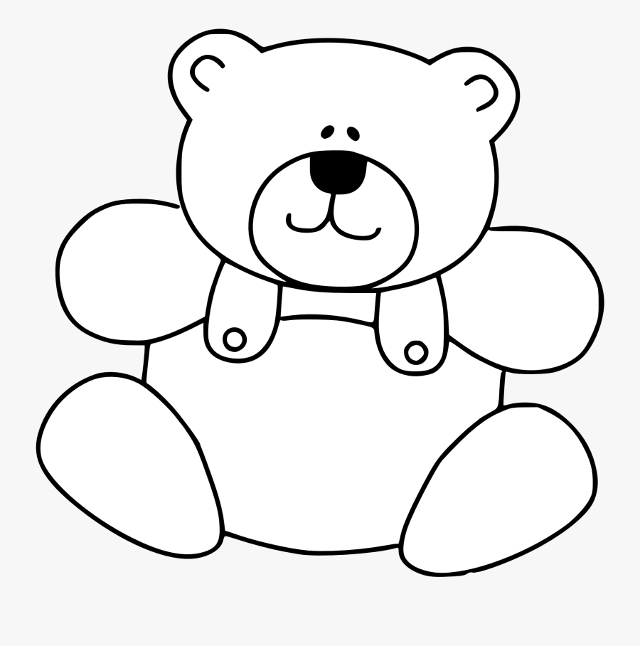 teddy bear black and white
