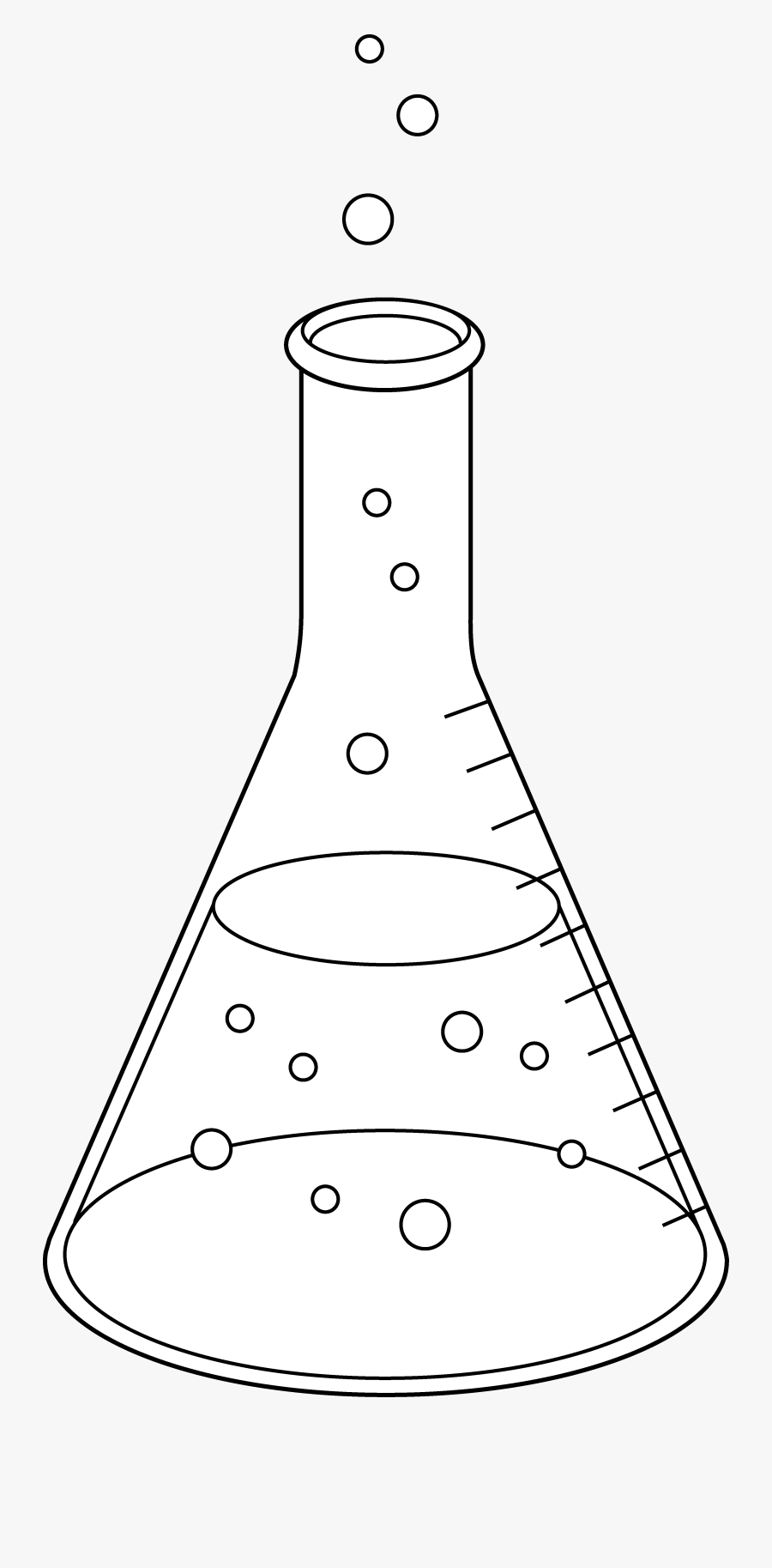 Science Beaker Clip Art Courseimage - Science Tools Clipart Black And White, Transparent Clipart