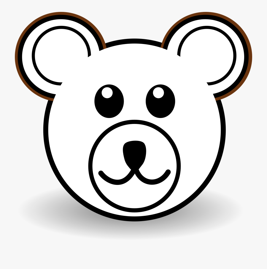 Cartoon Teddy Bears - Animal Face Drawing Easy, Transparent Clipart