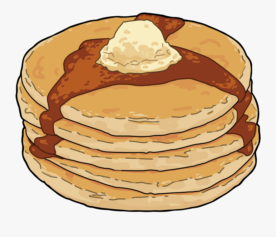 Clipart Transparent Stock Ipad Pancakes My Artwork - Stack Of Pancakes Drawing, Transparent Clipart