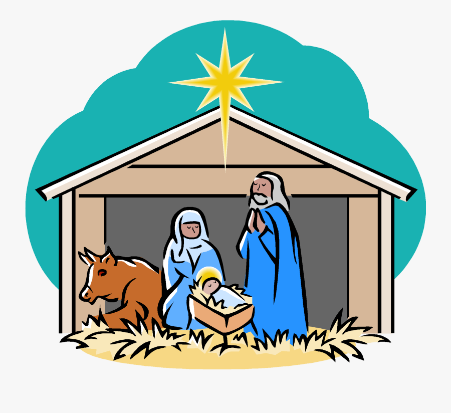 Collection Of Manger - Nativity Scene Clipart, Transparent Clipart
