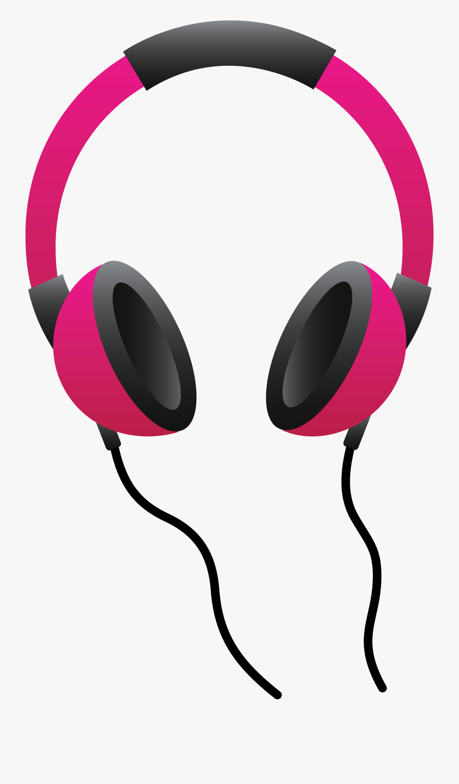 Music Notes Clipart Headphone - Headphones Clipart, Transparent Clipart