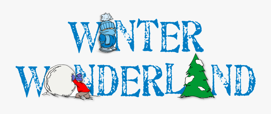 Winter, Wonderland, Word, Snow, Cold - Banner Winter Wonderland Clip Art, Transparent Clipart