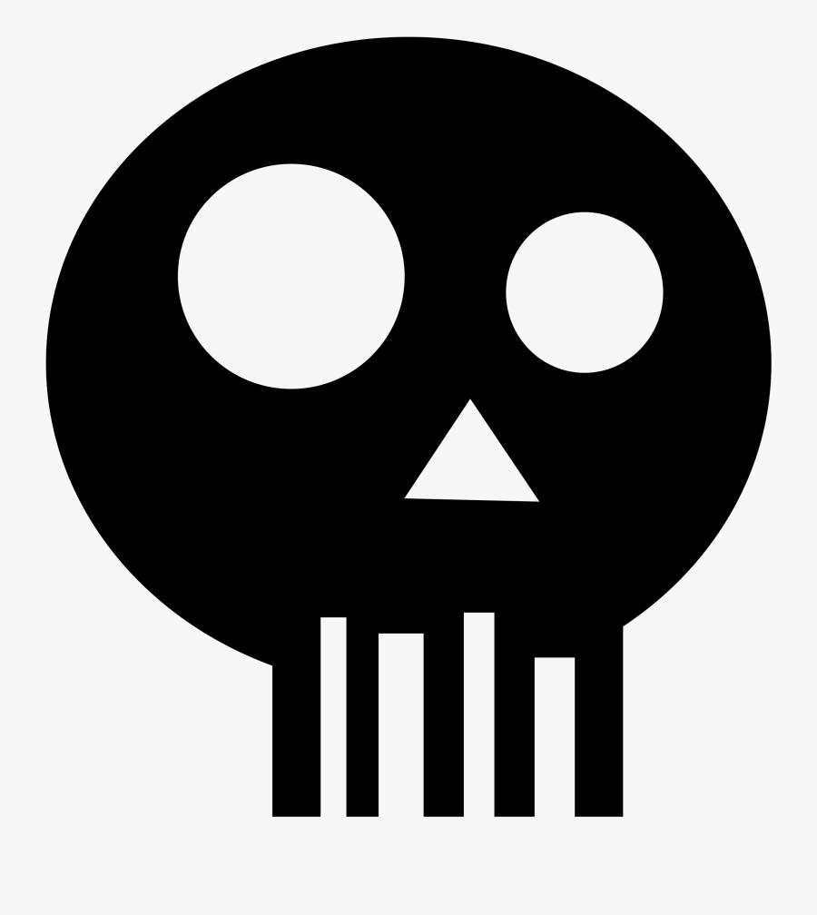 Skull Clipart Black, Transparent Clipart