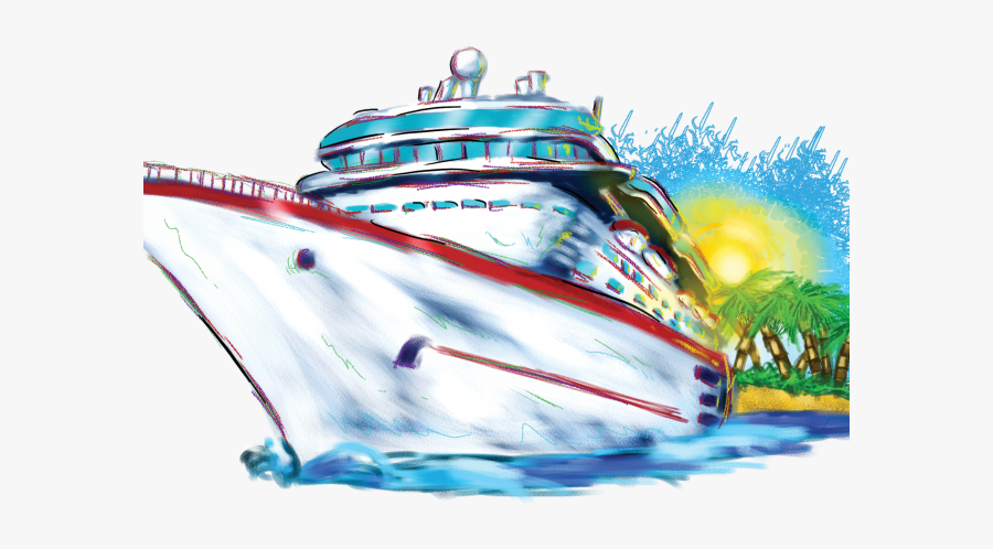 Cruise Ship Clip Art, Transparent Clipart