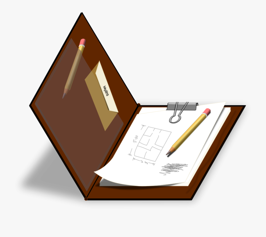 Brown Clipboard - Clipboard And Pen Transparent Background, Transparent Clipart