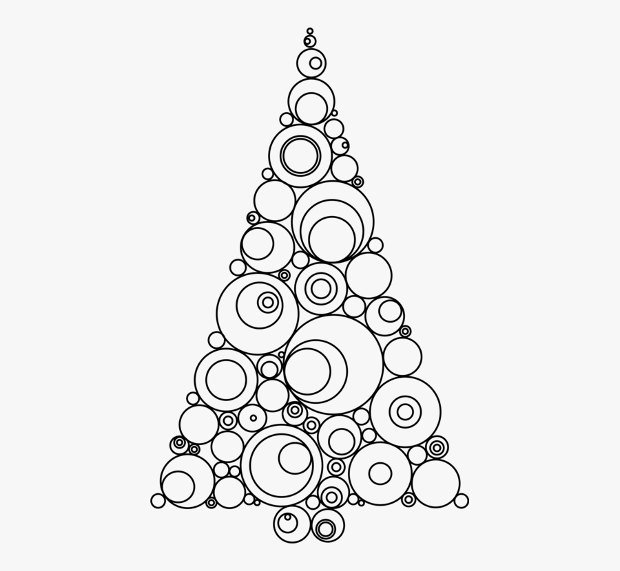 Christmas Ornament Christmas Tree Christmas Day Clip - Christmas Ornament Line Drawings, Transparent Clipart
