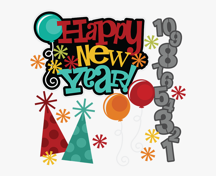 Happy New Year Scrapbooking, Transparent Clipart