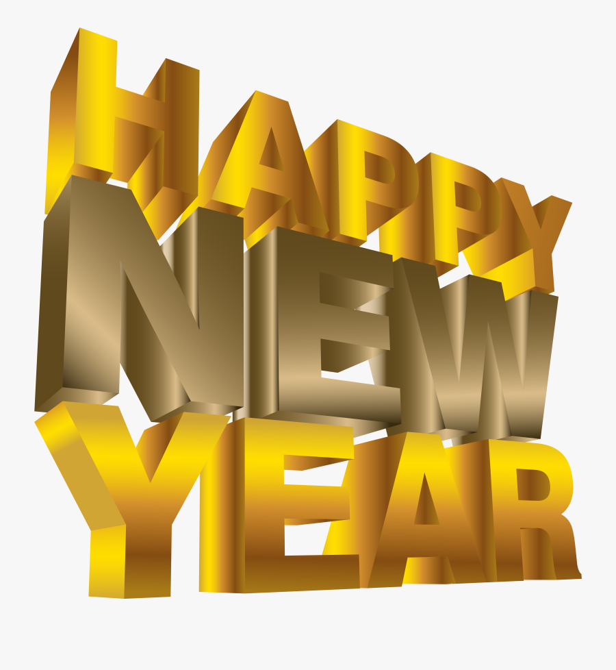 Happy New Year Png, Transparent Clipart