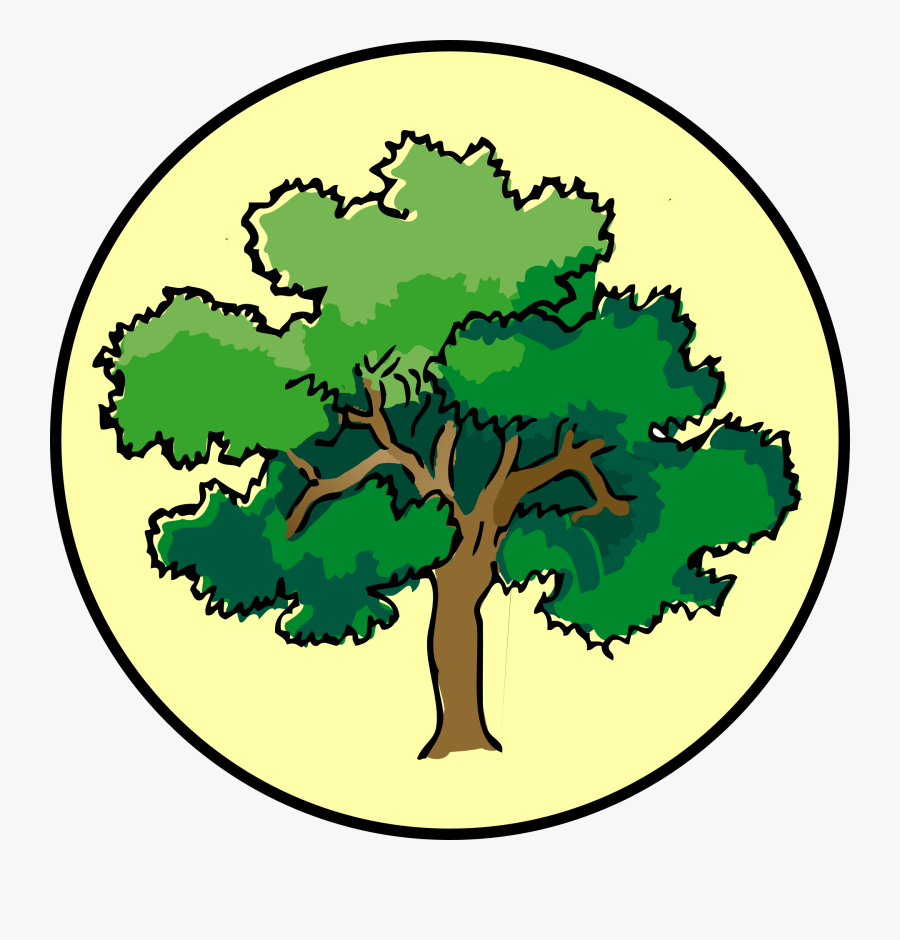 Nature Clipart Graphic Free Collection - Animated Oak Tree, Transparent Clipart