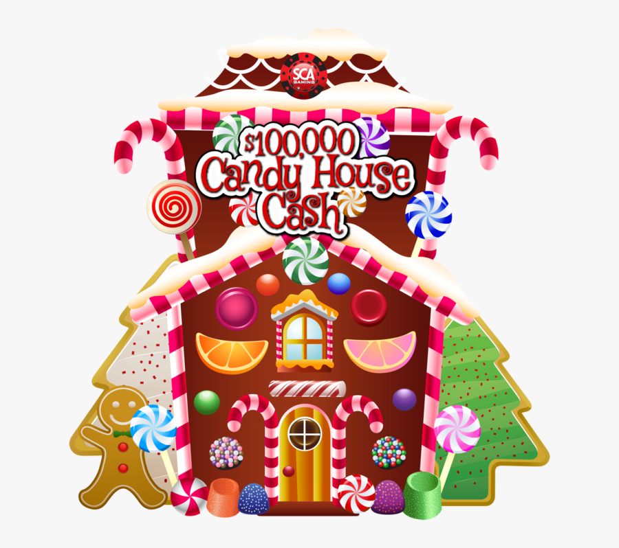 Candy House Cash Sca Gaming - Candy House Clipart Png, Transparent Clipart