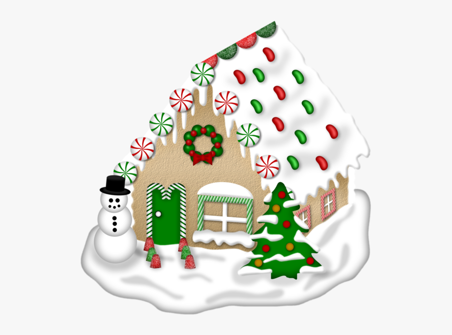 Transparent Gingerbread House Clipart - Christmas Day, Transparent Clipart