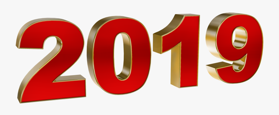 New Year 2019 Png, Transparent Clipart
