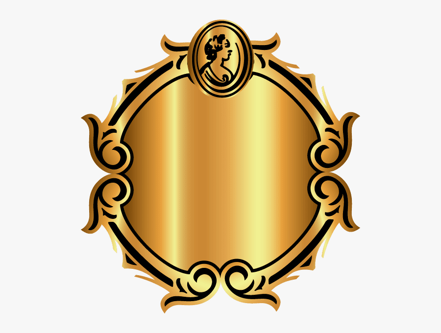 Gold Png Frame, Transparent Clipart