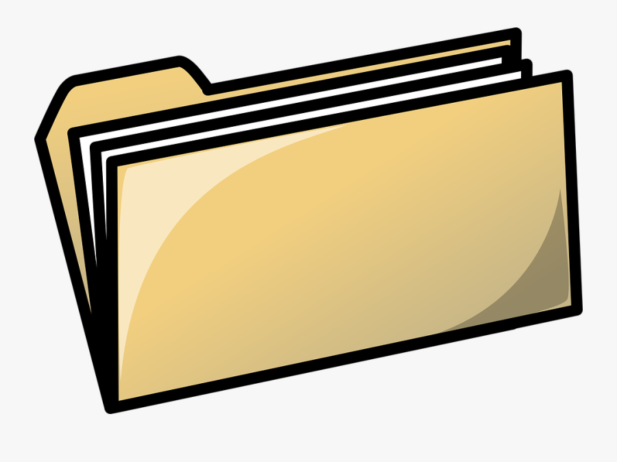 Folder Office Files Corporate Document Paperwork - Folder Clipart ...