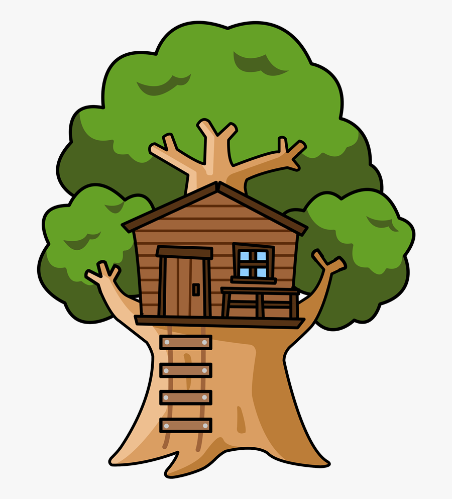 Image Of Cute House Clipart - Clip Art Tree House, Transparent Clipart