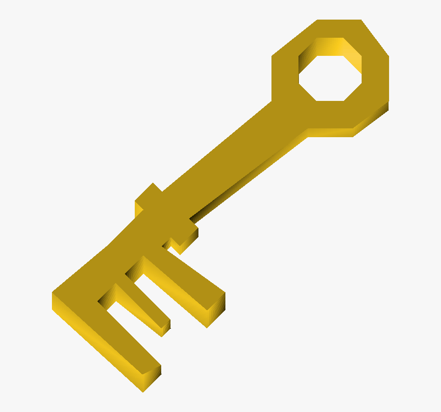 The Chest Key Is An Item Used During The Pirate"s Treasure - Runescape Key, Transparent Clipart