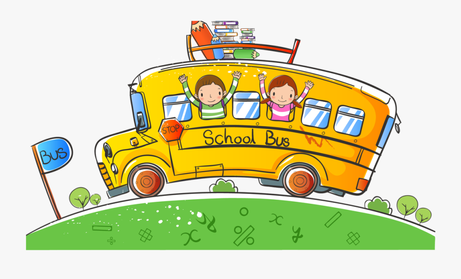 School Bus Clip Art - School Bus Illustration Png, Transparent Clipart
