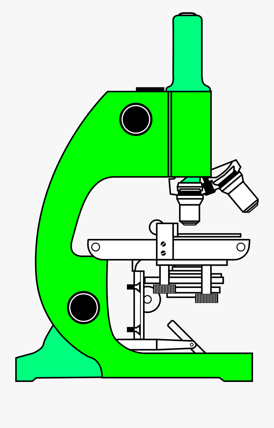 Microscope Image Clip Art, Transparent Clipart