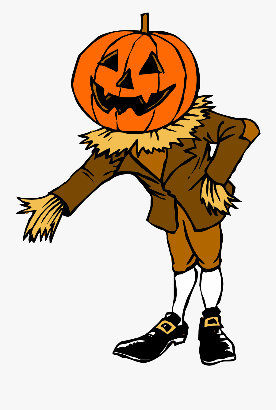 Jack "o Lantern Costume Clip Arts - Pumpkin Coloring Pages, Transparent Clipart