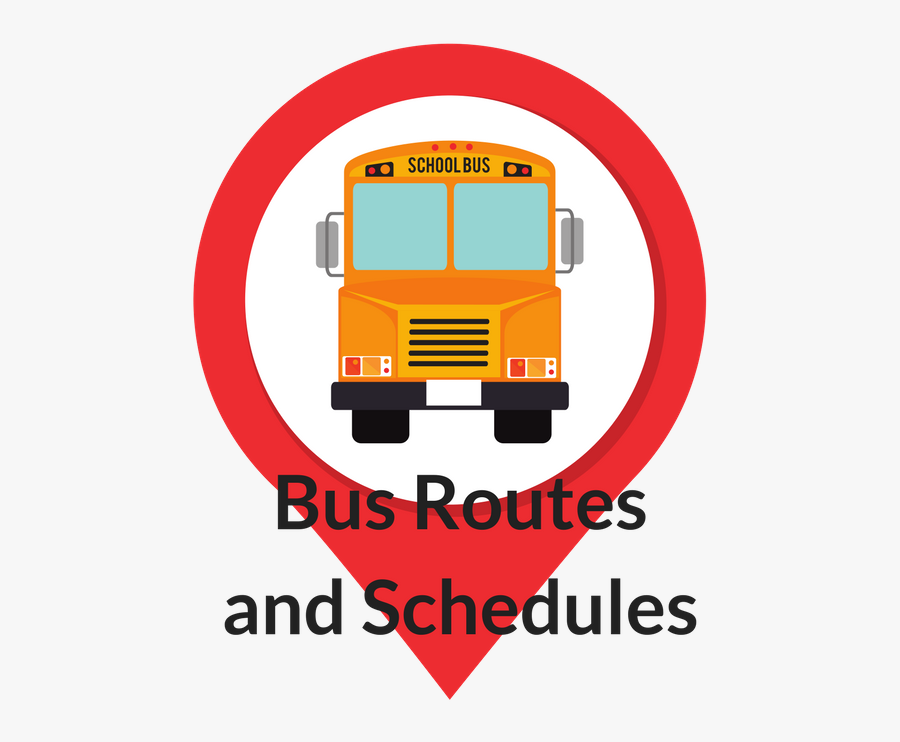 Bus Routes - Illustration, Transparent Clipart