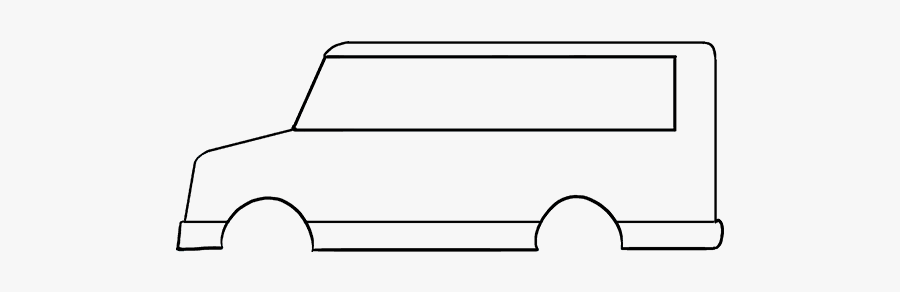 How To Draw School Bus - Drawing School Bus, Transparent Clipart