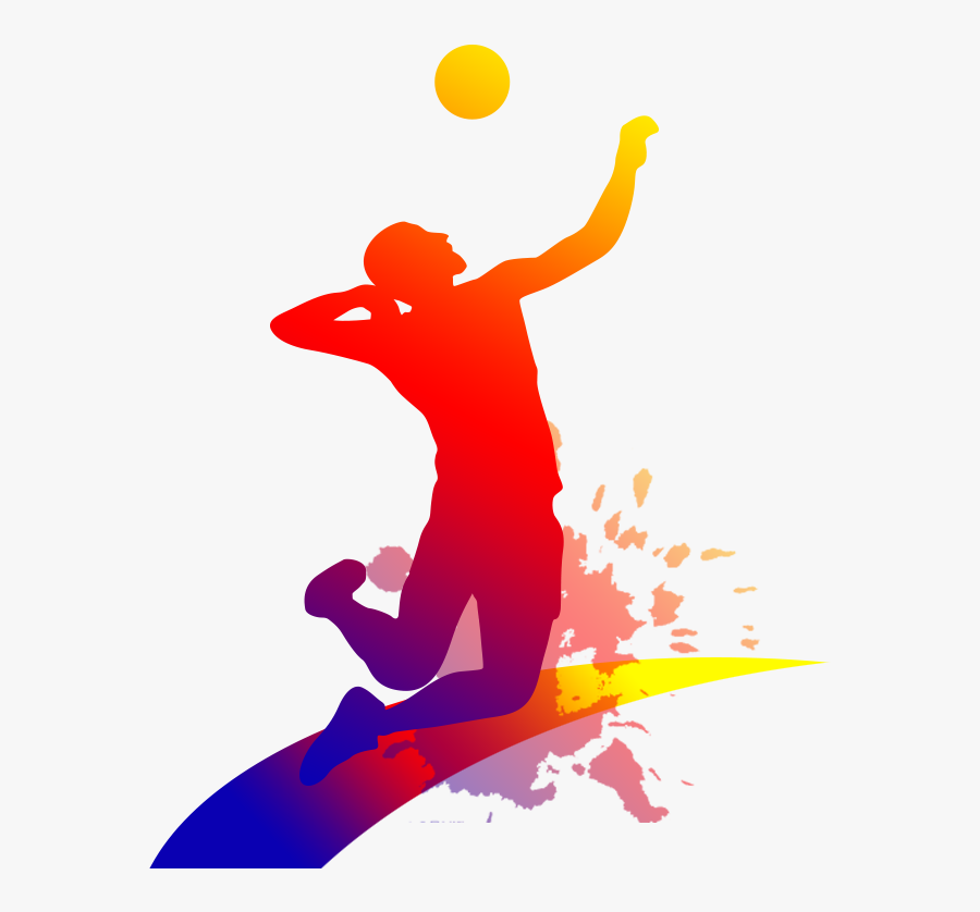 Volleyball Clip Art - Volleyball Player Volleyball Logo, Transparent Clipart