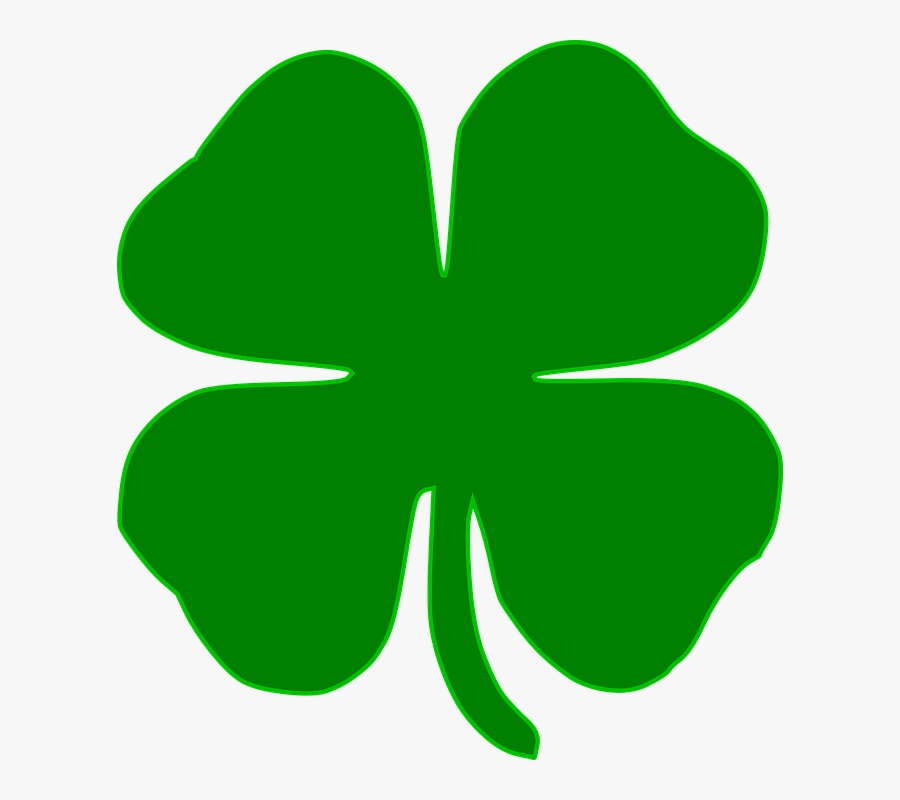 Four Leaf Clover Clip Art Free, Transparent Clipart