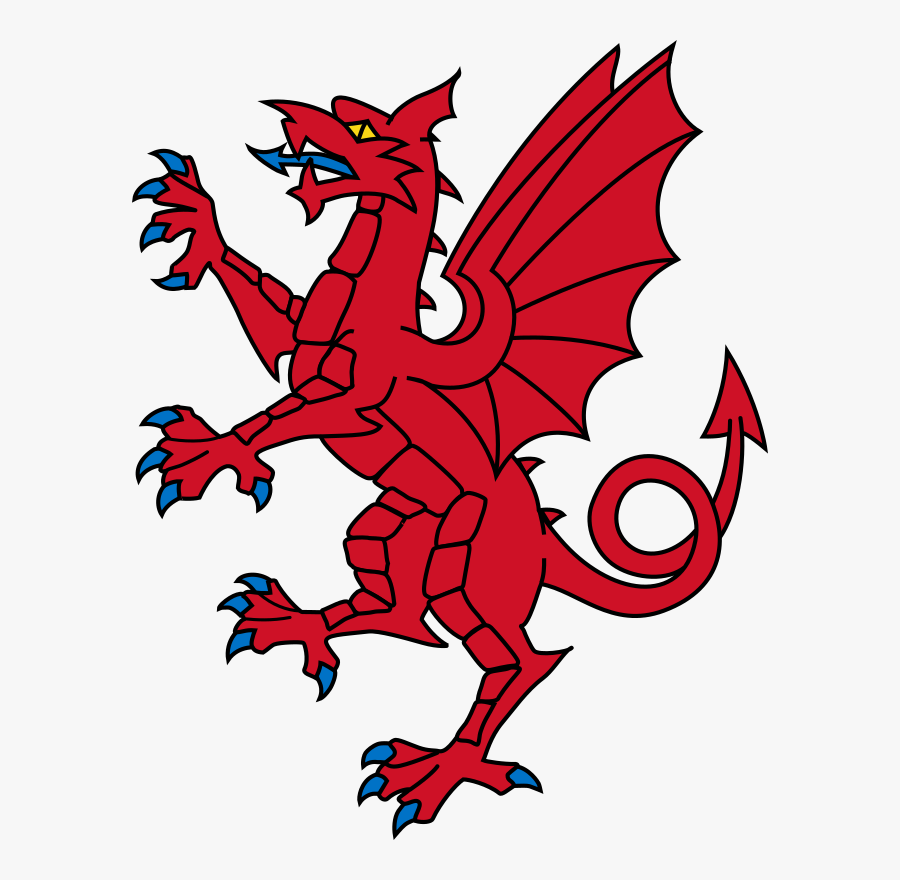 Dragon Free To Use Clip Art - Somerset Flag, Transparent Clipart