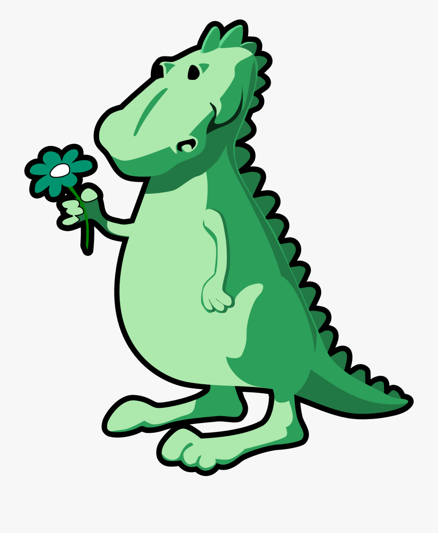 Bearded Dragon Clipart At Getdrawings - Dinosaur Flower, Transparent Clipart