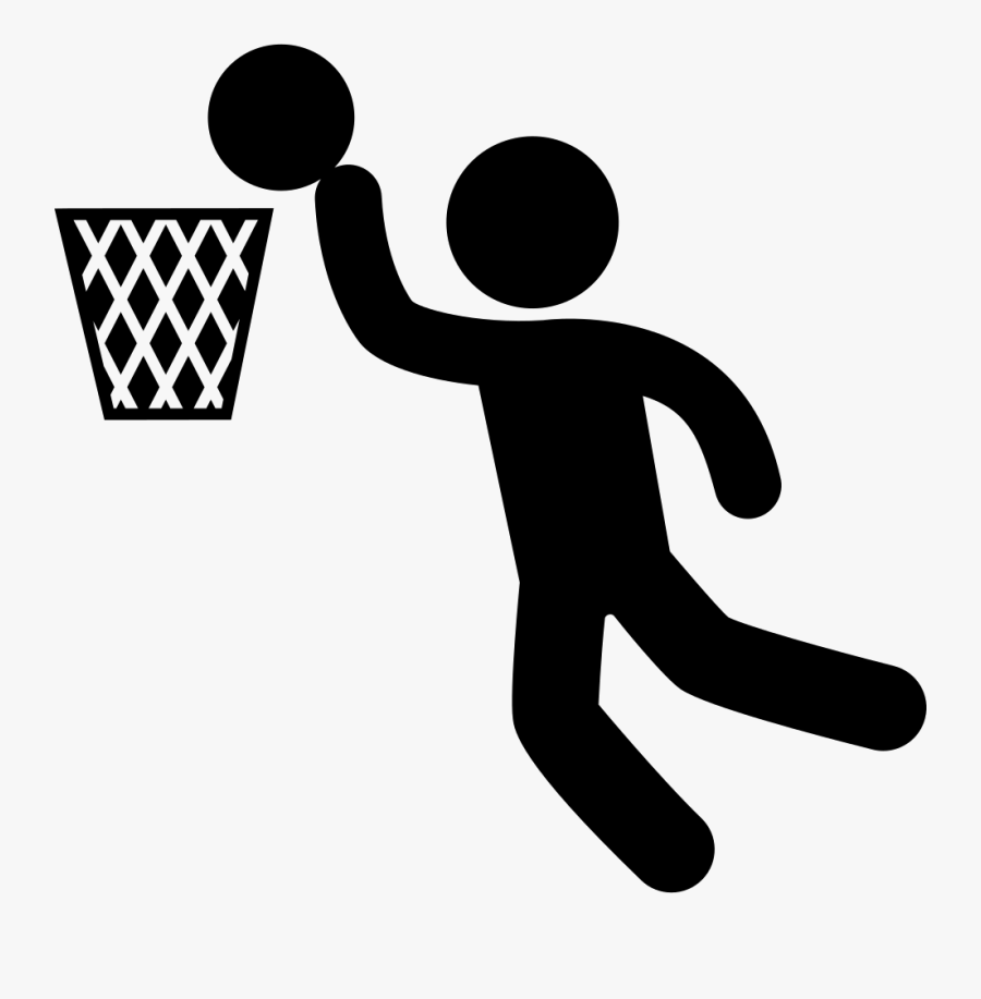 Throwing A Ball,volleyball Player,clip Art,playing - Basketball Player Icon, Transparent Clipart