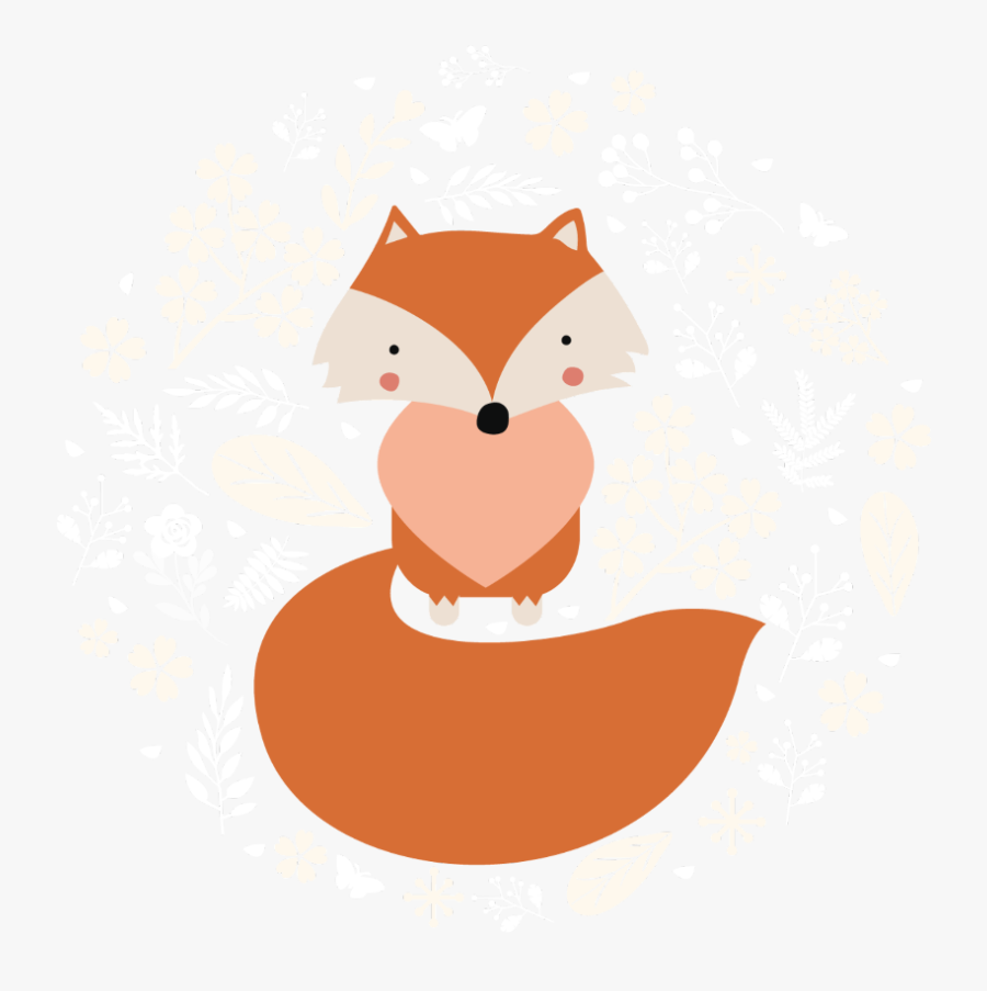 #ftestickers #clipart #cartoon #fox #autumnleaves #cute - Clip Art, Transparent Clipart