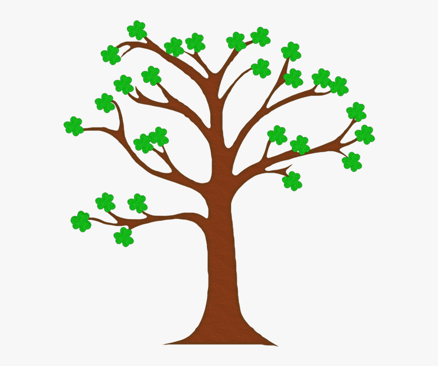 Glitter Graphics - Tree Outline, Transparent Clipart