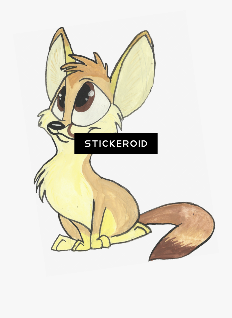 Fennec Fox Animals - Cartoon Fennec Fox, Transparent Clipart