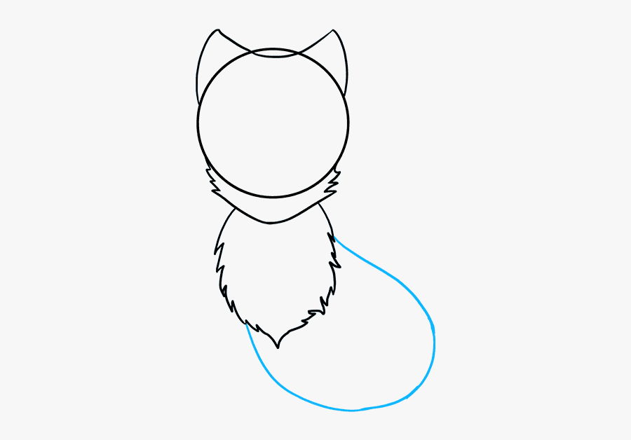 How To Draw An Arctic Fox - Draw An Arctic Fox, Transparent Clipart