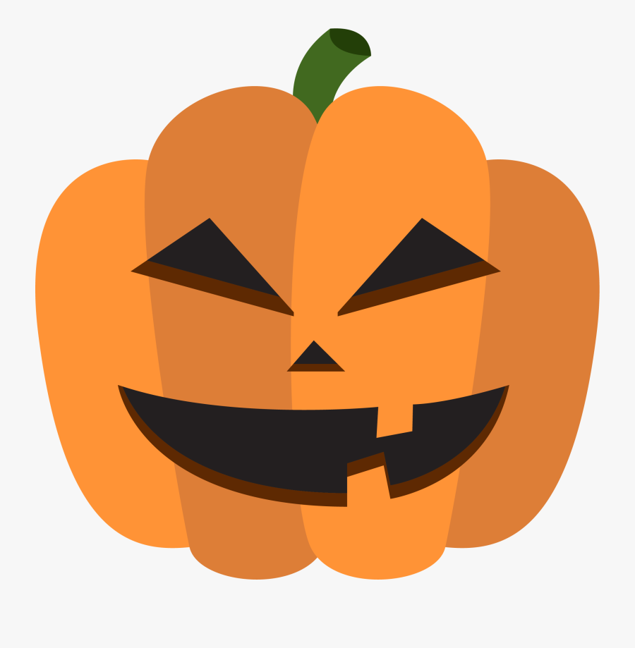 Calabaza Halloween Pumpkin Decoration - Transparent Cartoon Halloween Pumpkin, Transparent Clipart