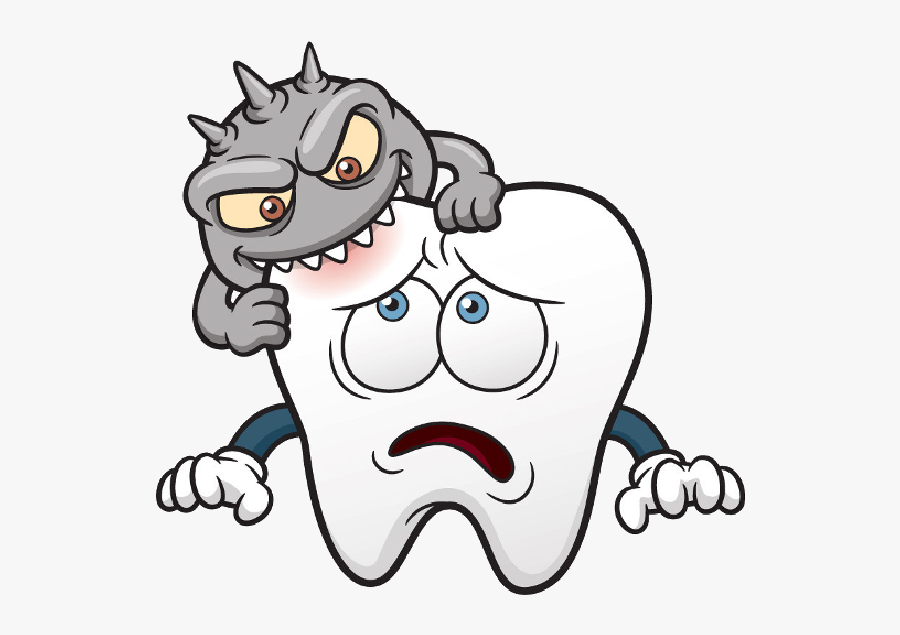 Tooth Funny Teeth Cartoon Picture Images Clipart - Sad Teeth Cartoon, Transparent Clipart