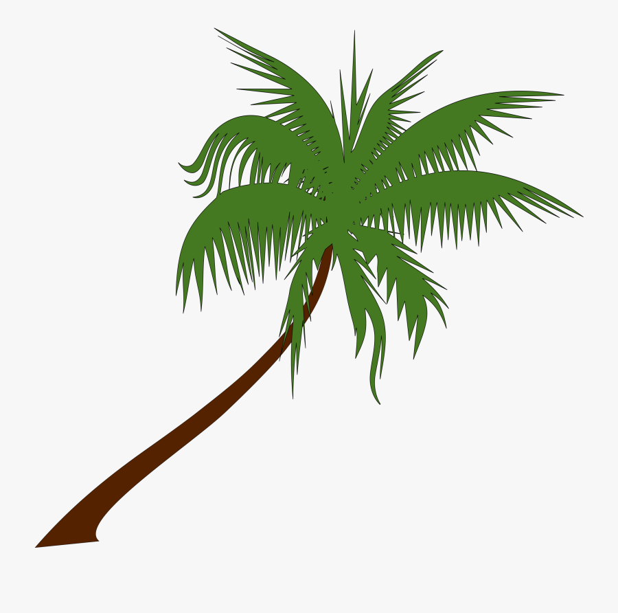 Sunset Clipart Coconut Tree - Pohon Kelapa Vektor Png, Transparent Clipart