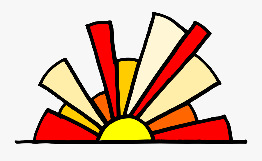 Clip Library Drawing Sunsets Marker - Clipart Sunset Png, Transparent Clipart