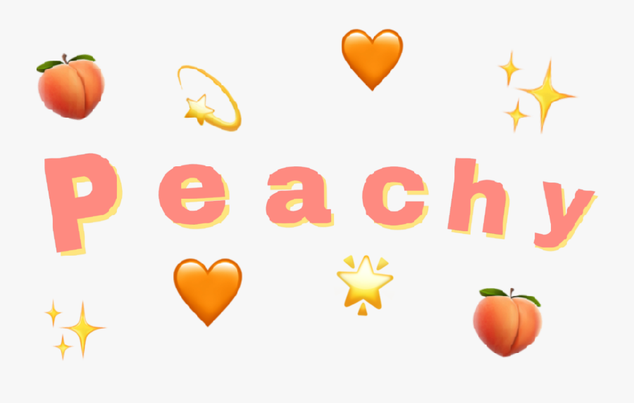 Download Peach Peachy Tumblr - Aesthetic Emoji Crown Png, Transparent Clipart