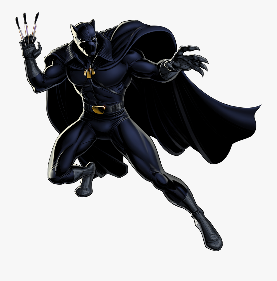 #black #panther #clip #art - Black Panther Comic Cape, Transparent Clipart