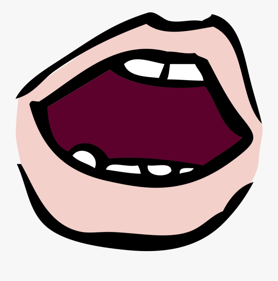 Smile Teeth Clipart - Speaking Mouth Clipart, Transparent Clipart