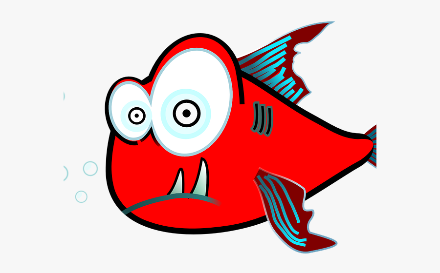 Teeth Clipart Fish - Piranha Fish Clip Art , Free Transparent Clipart ...