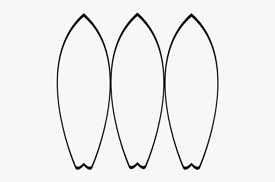 Thumb Image - Surf Boards To Color, Transparent Clipart