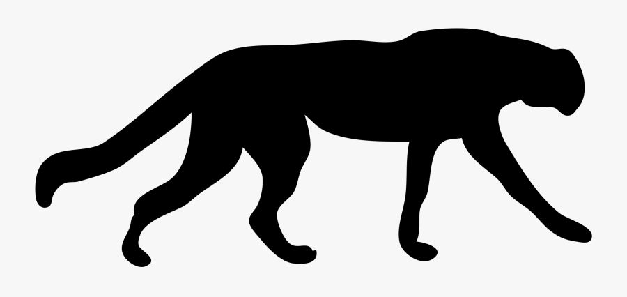 Black Panther,wildlife,puma - Cheetah Silhouette , Free Transparent 