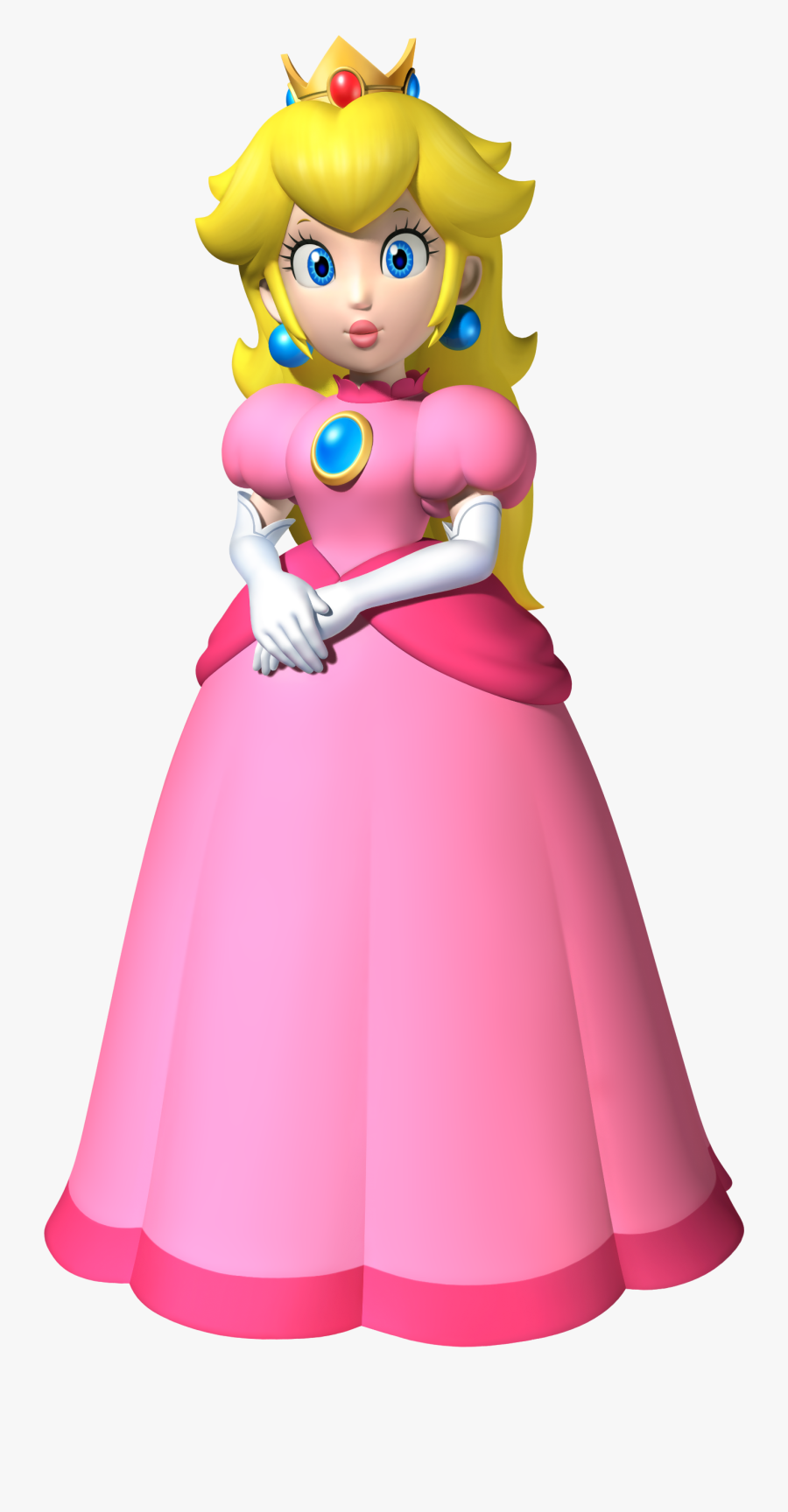 Thumb Image - Princess Peach New Super Mario Bros, Transparent Clipart