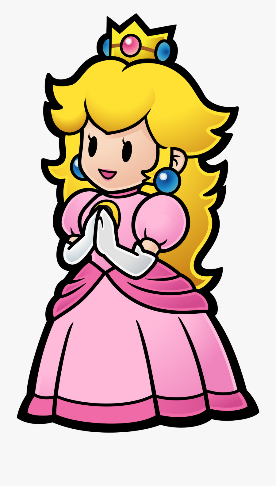 Princess Peach Clipart Angry - Princesa De Mario Bros, Transparent Clipart