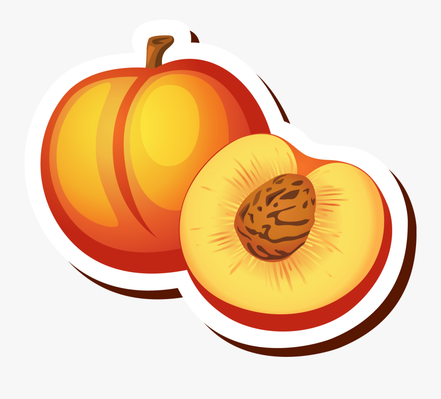 Peach Cartoon Drawing Clip Art Cartoon Peach Fruit , Free Transparent